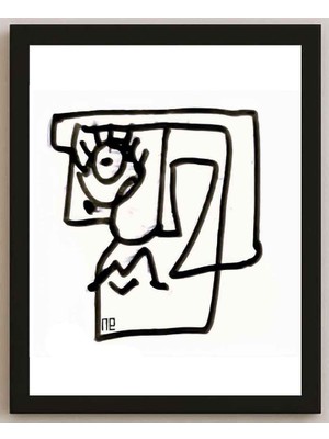 Karikatural Nezih Danyal Tipler Kişiye Özel Sertifikalı Sınırlı Fine Art Karikatür Baskı NTP00077