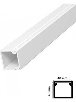 Nil Avm Kablo Kanalı 40X40 mm 2 Metre