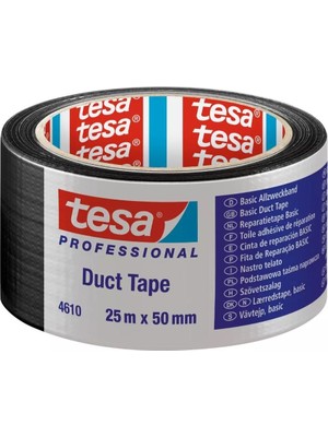 Tesa 4610 Duck Bantı Siyah 50 mm 25 Metre
