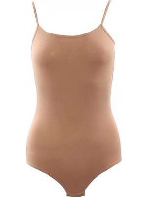 MiraLive Pamuklu Alttan Çıtçıtlı Ip Askılı Badi