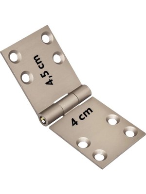 Nil Avm Yüksel Köşeli Alüminyum Menteşe 4 cm