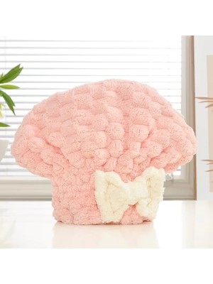 Buğz Mikrofiber Örgü Saç Kurutma Bone Havlu
