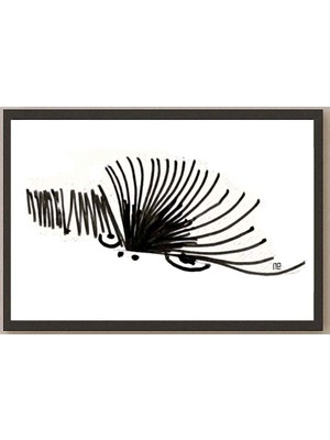 Karikatural Nezih Danyal Tipler Kişiye Özel Sertifikalı Sınırlı Fine Art Karikatür Baskı NTP00074