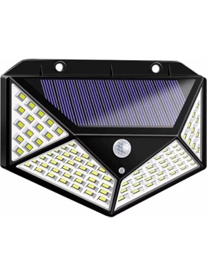 Buğz Solar Hareket Sensörlü Duvar Lambası 100 LED