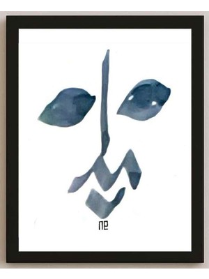 Karikatural Nezih Danyal Tipler Kişiye Özel Sertifikalı Sınırlı Fine Art Karikatür Baskı NTP00069