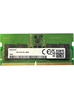 Samsung SAMSO4800/8, 8gb, Ddr5, 4800MHZ,  CL40, 1.1V Notebook Ram (M425R1GB4BB0-CQKOL)