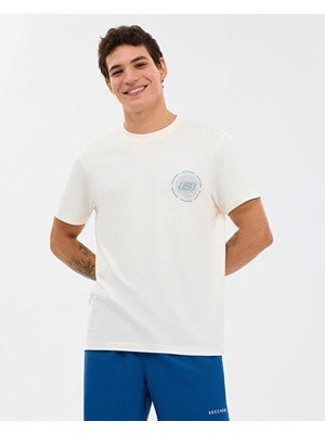 Skechers  M Regular Erkek T-Shirt S2610119-3855 White