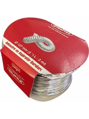 Nil Avm Aspilatör Borusu Telli 127 mm 2 Metre