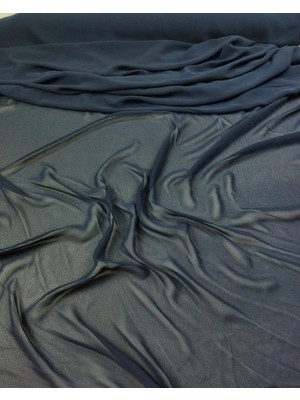 Kumaş Parça Lacivert Renkte Şifon 140X270CM