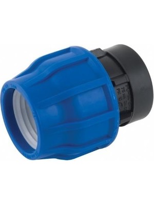 Poelsan Mavi 25X1/2 Kaplin Dişi Adaptör