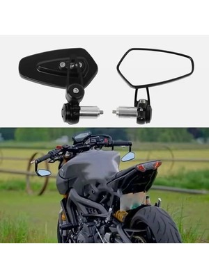 Buğz Motosiklet Gidon Aynası Siyah Tak Kullan
