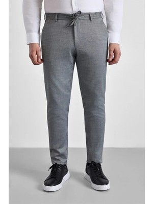 Süvari Siyah Slim Düz Jogger Pantolon