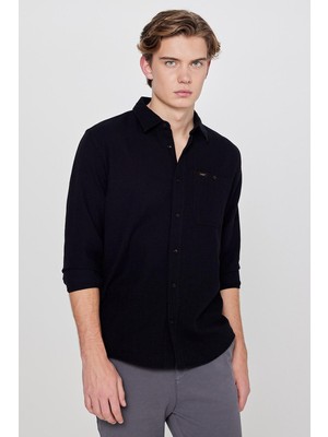 Lee Uzun Kollu Erkek Gömlek L66N205295001 Black