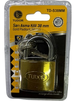 Nil Avm Ennalbur Tudor 38 mm Kısa Sarı Asma Kilit