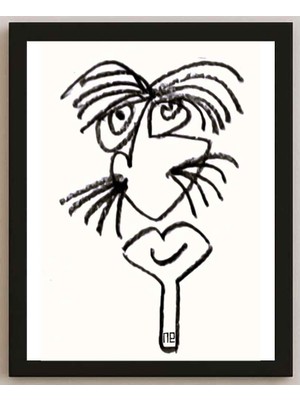 Karikatural Nezih Danyal Tipler Kişiye Özel Sertifikalı Sınırlı Fine Art Karikatür Baskı NTP00060