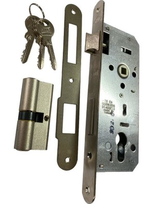Kale Oval 15 R 40 mm Nikel Silindirli Kapı Kilidi