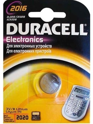 Duracell Cr 2016 Lityum Pil 3 Volt