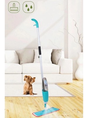 Buğz Mikrafiber Spray Mop Hazneli ve Pratik Temizlik Mopu