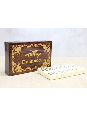 Buğz Ahşap Kutulu Domino Oyunu Model 3