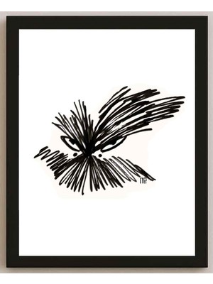 Karikatural Nezih Danyal Tipler Kişiye Özel Sertifikalı Sınırlı Fine Art Karikatür Baskı NTP00075