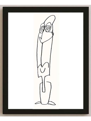 Karikatural Nezih Danyal Tipler Kişiye Özel Sertifikalı Sınırlı Fine Art Karikatür Baskı NTP00061