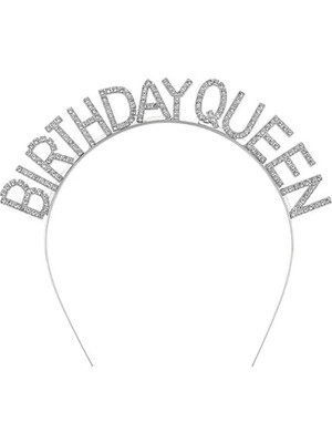 Buğz Birthday Queen Yazılı Kraliçe Taç