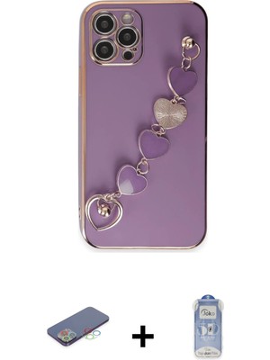 Cepte Toptan iPhone 12 Pro Max Nova Işık Prime - Siyah Joko Magic 5d Cam + Mavi Renkli Kamera Lens Koruma Cam