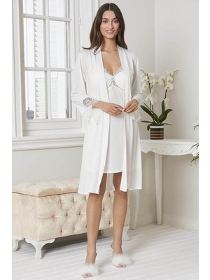 Pierre Cardin 5040 6'lı Modal Gecelik Sabahlık Çeyiz Seti