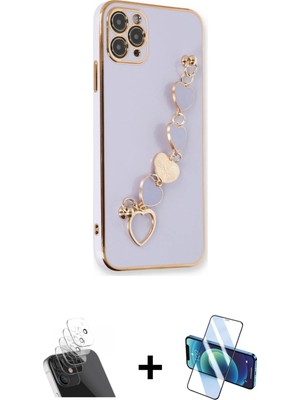 Cepte Toptan iPhone 11 Pro Max Nova Işık Prime - Siyah 3D Antistatik Seramik Nano Ekran Koruyucu + Şeffaf Kamera Lens Koruma Cam