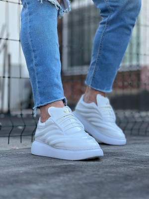 Nerm Beyaz Rugan Erkek Casual Ayakkabı