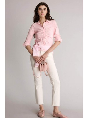 DeFacto Crop Flare Fit Normal Bel Gabardin Pantolon H2626AX26SM