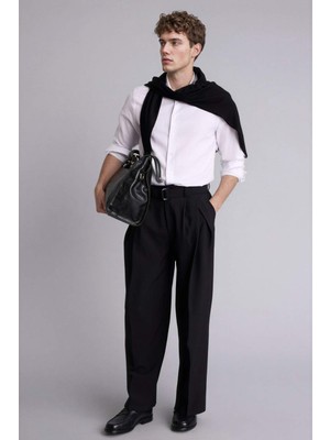 DeFacto Wide Leg Pile Detaylı Pantolon H3993AX26SP