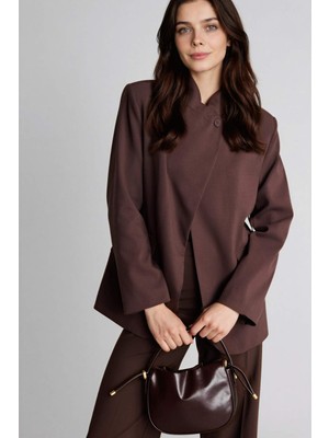 DeFacto Regular Fit Dik Yaka Blazer Ceket H2399AX26SP