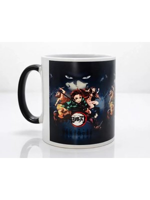 Porselen Renk Değiştiren Demon Slayer Kupa Bardak AALK383