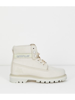 Caterpillar Colorado Kadın Bot Bej Nubuk Klasik Düz Topuklu Model Rahat Yürüyüş İçin