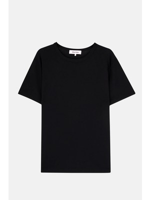 Basic Modal T-Shirt - Siyah