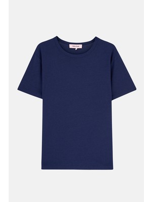 Basic Modal T-Shirt - Lacivert