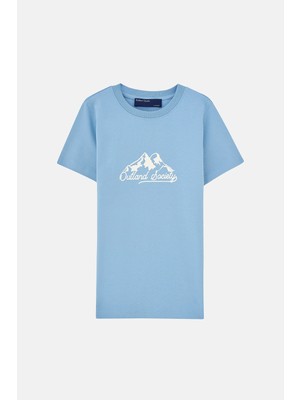 Reflect Studio Outland Society Premium Kids T-Shirt - Mavi