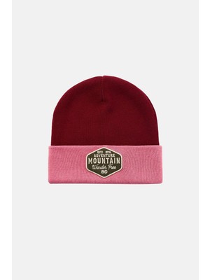Reflect Studio Mountain Wanderer Triko Örgü Bere - Kırmızı/pembe