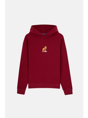 Reflect Studio Aslan Supersoft Hoodie - Bordo