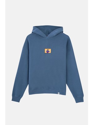 Leo Supersoft Hoodie - Flint Mavi