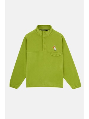 Reflect Studio Pelikan Polar Popover Sweatshirt - Fıstık Yeşili