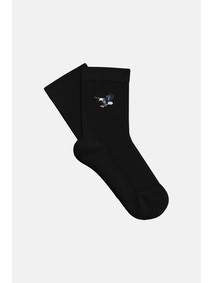 Reflect Studio Kartal Havlu Çorap - Siyah