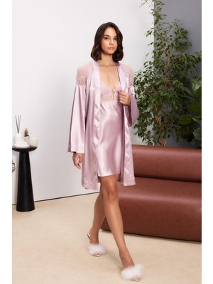 Pierre Cardin 6'lı Rose Gecelik Sabahlık Set 6035