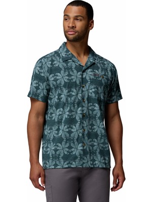 Columbia Utilizer Print Camp Erkek Kısa Kollu Gömlek