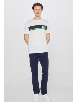 Lee Daren Straight Fit Düz Kesim Normal Bel Pamuklu Esnek Siyah Jean Denim Pantolon