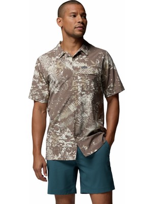 Columbia Tech Trail Utility Printed Woven Erkek Kısa Kollu Gömlek