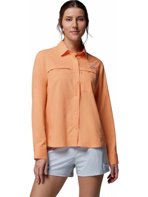 Columbia PFG Castback Woven Kadın Uzun Kollu Gömlek