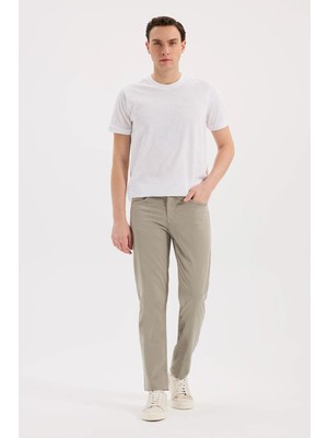 Jakamen Yeşil Slim Fit 5 Cep Spor Pantolon