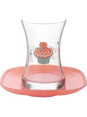 Uravas Store Lav Cupcake 12'li Çay Seti